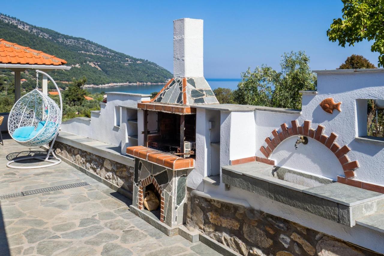 Vista Del Mare Luxury Villa Коинира Экстерьер фото